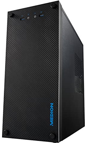 MEDION P63028 Desktop PC (Intel Core i5-12400, 16GB DDR4 RAM, 1TB SSD, Intel UHD, Win 11 Home)