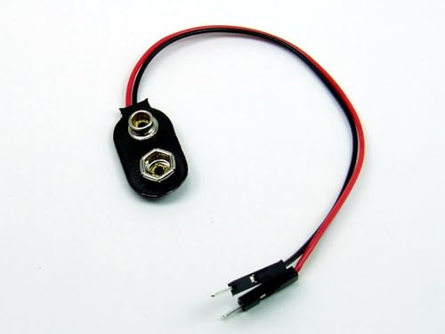 PQMEGA 1 pcs. x Adapter 9V - 2 way compatible with Arduino Male connector Breadboard #A915