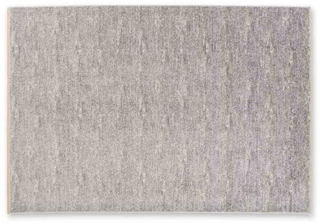 Schöner Wohnen Kollektion weicher Teppich für Wohnzimmer, Esszimmer - antistatischer Kurzflorteppich - Moderne Flachgewebe - einzigartige Designs - Teppich grau 160x230 cm