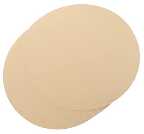CORHAD 50stücke Runde Zeichenkartons Kunstdruckpapier Runder Kalligraphiekarton Mandala-kunstpapier Skizzenpapier Runde Kartons Zeichenpapiere