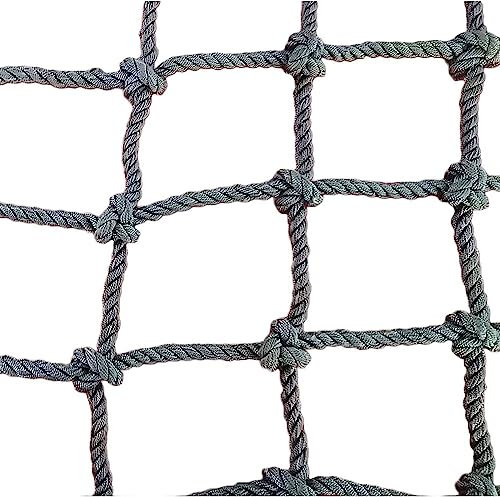 KjoiDWz Playground Rope Net Protective Safety Net Kids Climbing Frame Net Climbing Cargo Net Rope Net For Indoor Outdoor Sturdy And Durable Net Yard Frame Climbing Net, Treehouse Rope Ladder(3*6m(9.9*