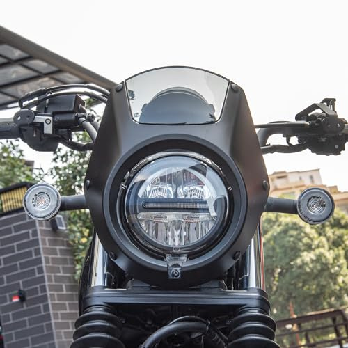 Headlight Fairing Windshield Cowl for CL SCL 500 300 250 2023 2024 2025 2026 Front Headlamp Cover Windscreen Guard Kit (Matte Black)