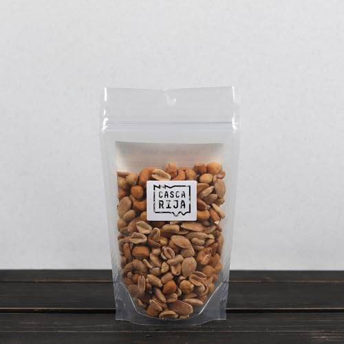 CASCA RIJA: Mezcla de Frutos Secos Tostados 250g | Almendras + Anacardos + Avellanas + Cacahuetes | Asado Naturalmente, Sin Aceite, Sin Conservantes y Sin Sal Añadido | 100% Natural, Vegano