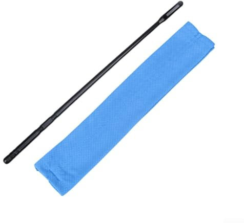Flöten-Reinigungstuch, Reinigungswerkzeuge für Holzbläser, Silikon-Reinigungstuch für Flötenreiniger mit saugfähigem Material (blau)
