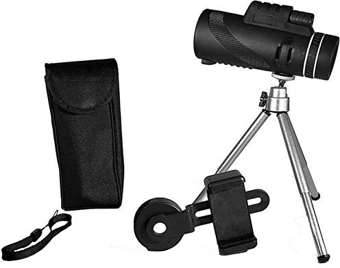 Monoculari Telescopio Monoculare ad Alta Potenza 40x60 Binocolo Potente Zoom ad Alta Potenza Telescopio Portatile Telescopio Professionale per Telefono Treppiede per Fotocamera Binocolo