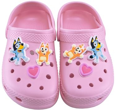 Bluey Girls Clogs, Bingo Kids Shoes, Summer Girls Sandals, Kids Clogs, Pink 7
