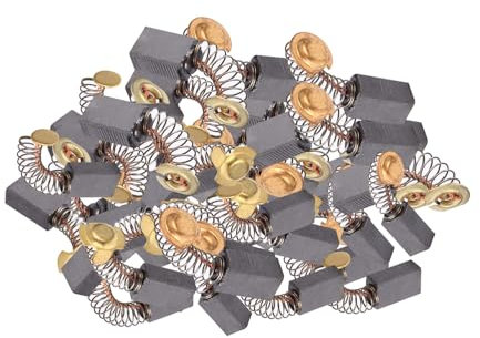 Escobillas de Carbon, Cepillos de Carbono para Motor, Escobillas Motor Electrico, Cepillo de Carbón para Herramientas Eléctricas, Repuesto de Escobillas de Carbón para Motor Eléctrico Genérico