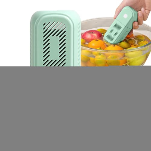 Limpiador Pelador de Frutas - Dispositivo De Limpieza De Verduras Y Frutas | Aparato Automático Hogar De Cocina Para Viaje Ensalada Casa Purificador