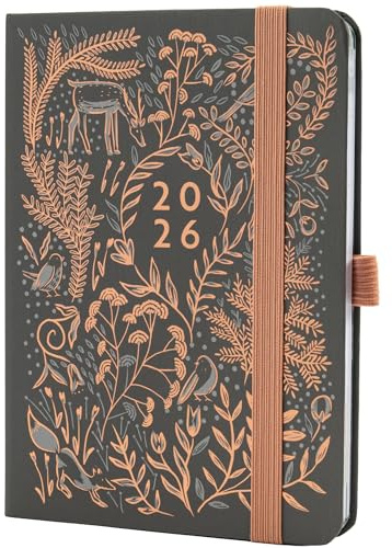 Boxclever Press Everyday 2026 Diary runs Jan - Dec'26. Diary 2026 Week to View with Dotted Note Pages. Compact & Light - The Perfect 2026 Planner & Notebook In One! 17 x 12.5cm
