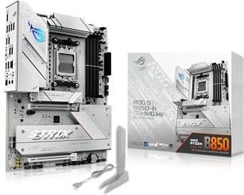 ASUS ROG Strix B850-A Carte mère ATX Gaming WiFi R2 AMD AM5 B850 ATX avec 14 + 2 + 1 niveaux d'alimentation, prise en charge DDR5 avec AEMP, WiFi 7, 4X M.2, PCIe 5.0 x16, USB 20 Gbit/s Type-C, ASUS AI