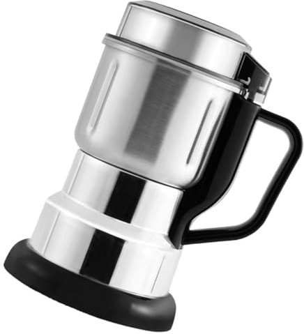 CLISPEED Moulin à Café Électrique Domestique Multifonction Petit Broyeur pour Grains Épices et Céréales Facile à Nettoyer Silencieux et Portable Adapté Maison et Bureau Tension Eu