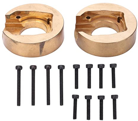 SIXRUN Contrepoids Interne de Jante de Roue de Contrepoids en Laiton pour Pièces de Mise à Niveau de Voiture RC 1 Paire 45mm Durable Solide Pratique