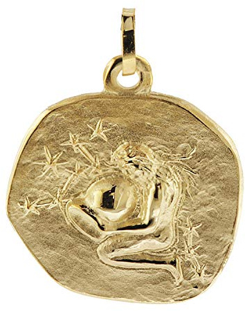 trendor Sternzeichen-Anhänger Wassermann 333 Gold 20 mm 08982-02 | Anhänger Tierkreiszeichen für Damen, Herren und Kinder, Made in Germany