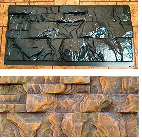 Stampo in calcestruzzo Muro Pietra Gesso Cemento Piastrelle Decor ABC Plastica Set 6 pz W22