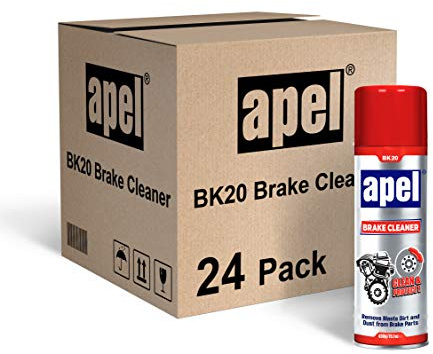 Mitreapel Brake Cleaner (24 x 15.1 fl oz) Non-Chlorinated Brake Parts Cleaner for Disc, Pads, Calipers, Springs, Rotors and Clutch (Pack of 24)