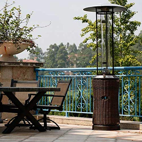 Riscaldatore da esterno retrò, riscaldatore a propano GPL con ruote, stufa riscaldante per lampada da giardino per casa/commerciale little surprise