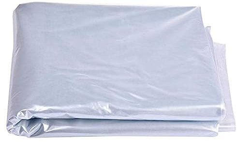 HRTLSS Láminas de Polietileno de Alta Resistencia, Cubierta de túnel de Polietileno Transparente para Cultivo de jardín, lámina de Polvo de plástico para Invernadero, túnel de Polietileno (3x4m)