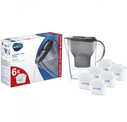 Brita Halbjahrespaket Marella Graphit INKL, 6 Maxtra Marca