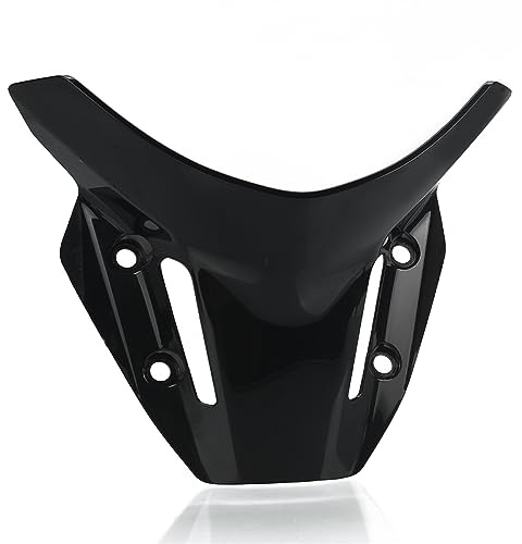 YAMAHA Windschutzscheibe für MT-09 SP 2021-2023 - Motorrad Zubehör Windabweiser Windschild (Farbe: Schwarz)