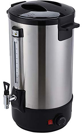 ANSNOW Urna de Catecomercial de Acero Inoxidable con Capacidad de 20 Litros, Caldera Y Dispensador de Agua Caliente, Ideal para Elaboración Casera de Cerveza, Uso Comercial U Oficina
