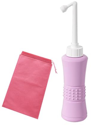 Brigtviee 500 ml Perineal Flasche für die Postpartale Pflege - Tragbares Bidet mit Abgewinkeltem Ausguss - Intimdusche Wochenbett - Po Dusche & Vaginaldusche - Portable Bidet - Peri Bottle