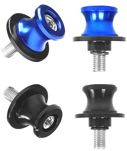 4 Piezas Brazo oscilante motocicleta, M8 Basculante de Deslizadores Tornillos del Soporte, Bobina de Brazo oscilante, Bobina de Brazo Oscilante Moto Universal (M8)