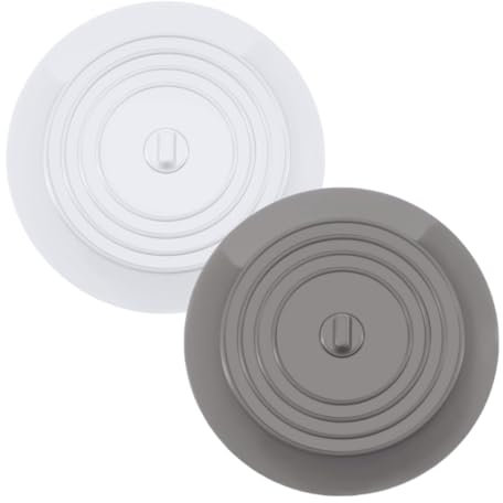 HRLORK Drain Stopper Sink Stopper Universal Silicone Drain Plug Bathtub Plugs for Kitchen Bathroom Basin- 2 Pcs