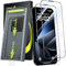 WSKEN for iPhone 17/16 Pro Screen Protector - [Top 9H+ Tempered Glass][Auto Dust-Remove][Zero Bubble] Full Coverage HD Military Grade 10X Shatterproof,Anti Fingerprint,Anti Scratch,2 Pack