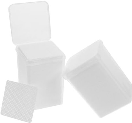 Baluue Nagellackentferner-pads Aus Baumwolle Für Gelnägel Klebertücher Zur Farbentfernung Nageltücher in Reisegröße Für Make-up-entfernung Dip-puder-nagelentferner Mit Box