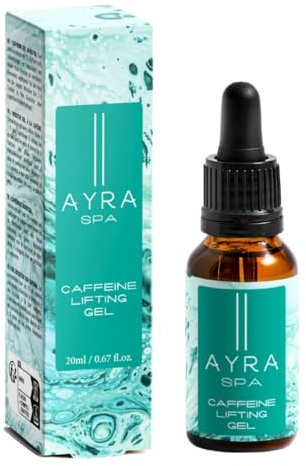 AYRA SPA - Gel Lifting alla Caffeina | Anti-età, Tonificante, Ringiovanente, Riduce le Occhiaie e Contrasta il Gonfiore | Applicazione Quotidiana per il Contorno Occhi | VEGAN e 99% Naturale