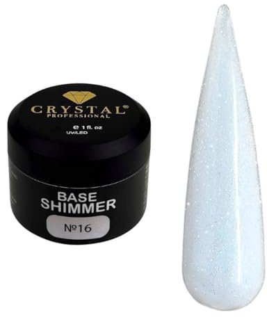 Base Coat UV Gel de 15 ml | Base para uñas con delicado acabado brillante y fuerte adherencia | Camuflaje Base Coat – Ideal para el día a día y días festivos | Esmalte de uñas UV | Blanco 016