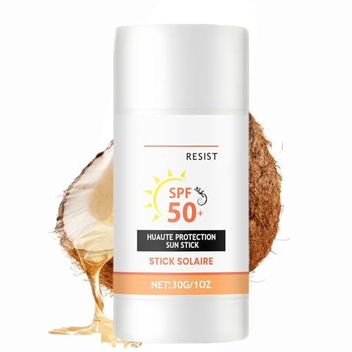 Tattoo Stick Solaire SPF 50 - Protection Solaire Tatouage Huile De Coco - Tous Types De Peau - Skin Care Coréenne, Creme Solaire Stick, Résistant a L'eau & Fini Invisible, Non Gras - 30g