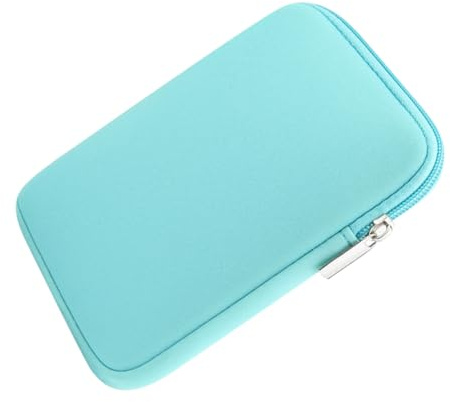 TOGEVAL E-reader Sleeve Protective Travel Case Ultralight Ebook Carrying Bag with Stylish Mint Green Cover for Readers