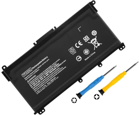 TF03XL Laptop Battery for HP Pavilion X360 14-cd0xxx 14-cd1xxx 14-cd2xxx | 14m-cd0xxx 14-bf0xx 14-bf1xx 14-bk0xx 14-bk1xx 14-bp0xx 14-bp1xx 15-cc0xx 15-cc1xx 15-cc5xx 15-cc6xx 15-cc7xx 15-cd0xx