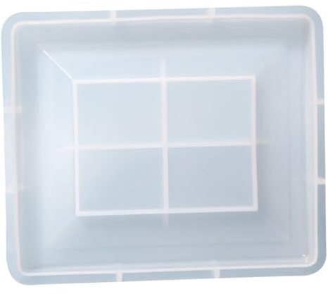 SEWOART Moule Silicone pour Cadres Photo en Résine Époxy, Grand Cadre Rectangulaire, Flexible et Réutilisable, Matériel de Bricolage pour Création Personnalisée, Moulage Époxy