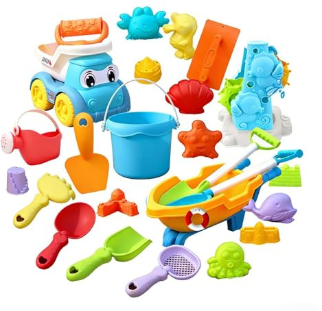 Sand Box Toys for Kids - Fun Summer Supplies - Kids Sandbox Toys,for Water Pool Outdoor Backyard Park Summer Playing Activities