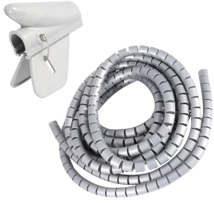 GALPADA Flexible Pe Cable Sleeve for Desk Tidy and Office Use with Compact Design and Effective Cable Management, for Organising Power and Network Wires