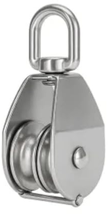 1 x Doppelte Riemenscheibe 32 mm – Edelstahl A2. D-Work