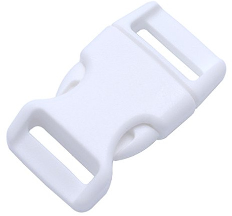 15 Pack 15mm Side Quick Release Plastic Buckles for Paracord Bracelets