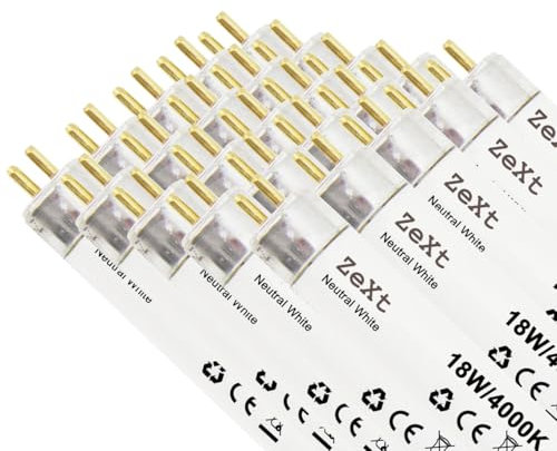 ZeXt 25x Leuchtstofflampe Leuchtstoffröhre 18W 840 4000K Neutral Neonlampe 60cm T8