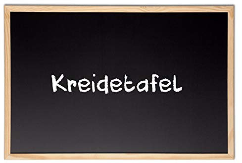 Kreidetafel 60 x 80 cm Schultafel mit Holzrahmen