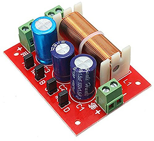 BliliDIY Yly-2088 400W Filtres De Croisement 2 Voies Ajustables 2 Unités Audio Haut-Parleur Diviseur De Fréquence Gamme Complète Basses Aigus