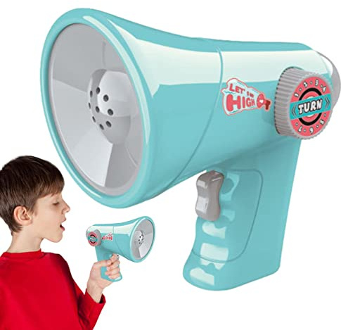Tumotsit Transformation vocale - Mégaphone transformation voix pour - mégaphone pour avec fonction changeur de voix, haut-parleur vocal avec 6 effets