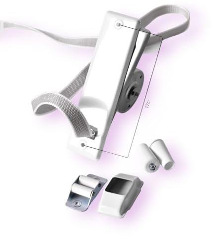 Recogedor metalico para persiana. incluye embellecedor, dos tapones, cinta de 20 mm, rodillo y embellecedor para el rodillo