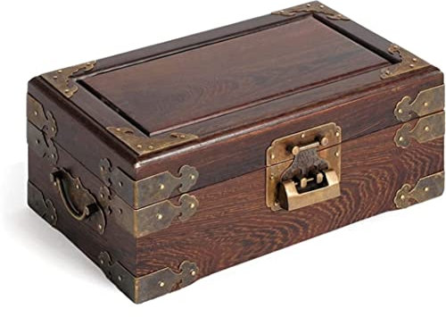 Schmuckkästchen Antike Schmuckschatulle Aus Holz Schmuck Aufbewahrungsbox Mit Spiegel Und Schloss Für Schmuck Halskette Ohrringe Aufbewahrung Schmuckaufbewahrung