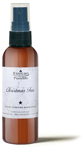 Essican Purelife Room Spray Air Freshener Spray for Home, Christmas Tree, 100ml Home Fragrance Luxury Bathroom Air Freshener Sprays Odour Neutraliser, Mist Office & Room Fragrance Sprays