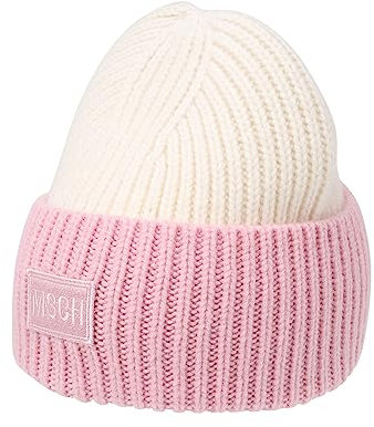 MOSS COPENHAGEN Damen, Unisex Mütze Kara rosa/creme One Size