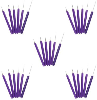 5 Set 6 Stück/Set geschlitzte Blume Quilling Kit Nadel Stift Basteln DIY verschiedene Größen