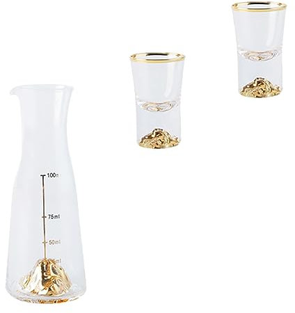 OUNONA Wine Glass Sherry Glasses Liquor Pot Household Drinkware Suitable for Family Gatherings