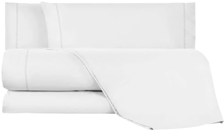 Giovanni Dolcinotti MADE IN ITALY Completo Letto Singolo Puro Cotone 100% Bianco modello Toronto 100% Anallergico e Antibatterico